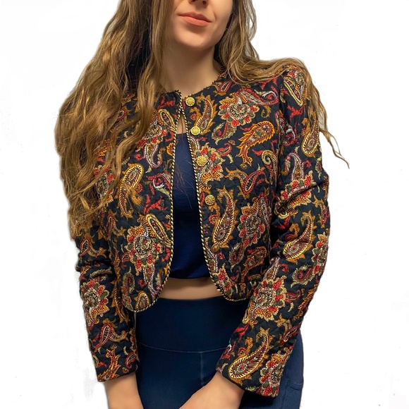 Vintage Custom Michelle Stuart Quilted Jacket - Picture 5 of 6